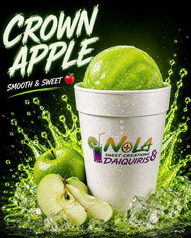 Crown Apple boozy water ice — smooth and sweet
