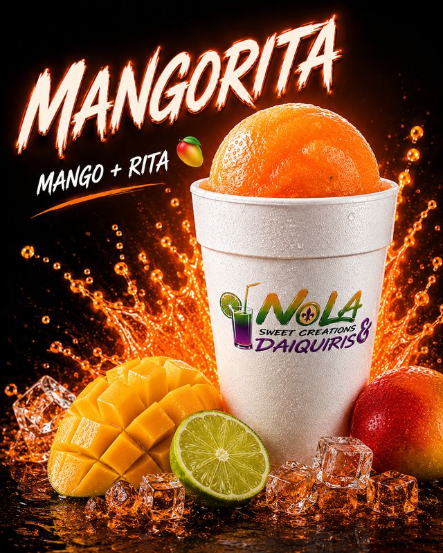 Mangorita boozy water ice — mango plus rita